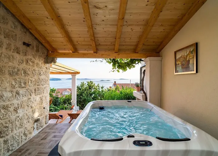 Fortuno-luxury Seaview With Outdoor Jacuzzi Near Dubrovnik *