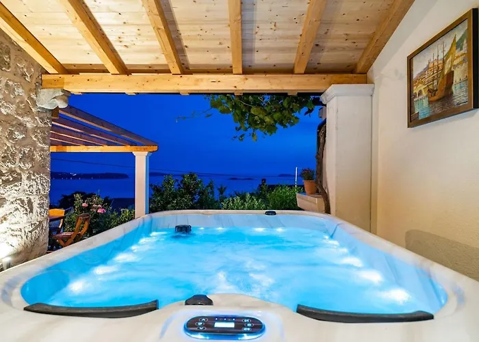 Fortuno-luxury Seaview With Outdoor Jacuzzi Near Dubrovnik Apartment
