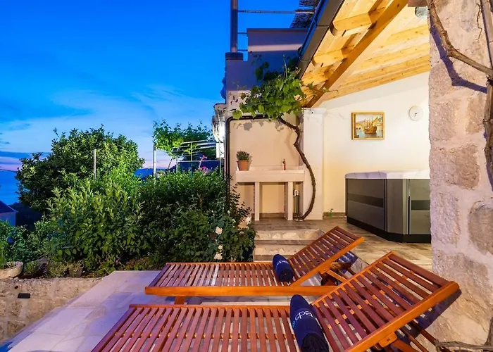 Fortuno-luxury Seaview With Outdoor Jacuzzi Near Dubrovnik Apartment *